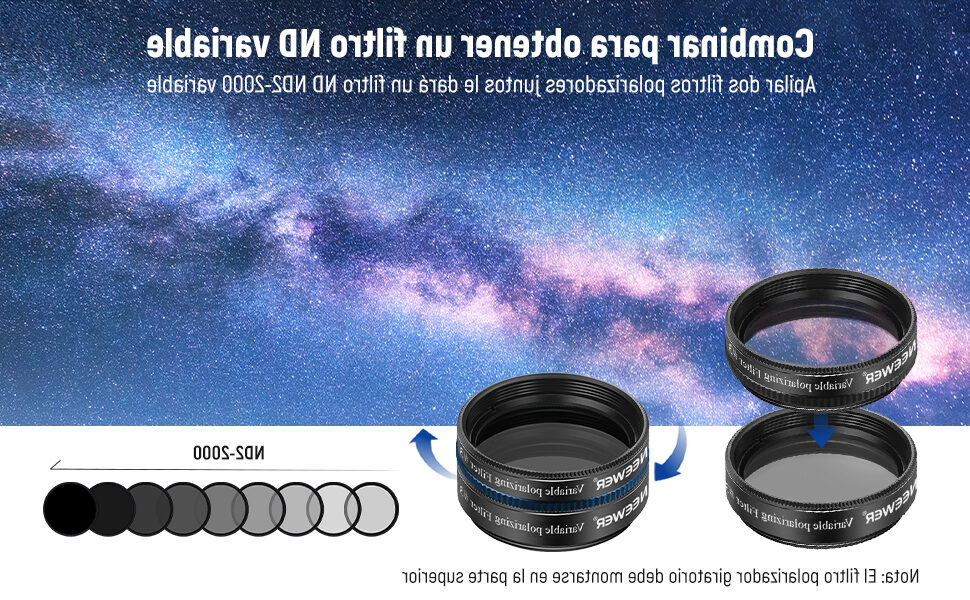 filtros de linea de cobalto para telescopio guia completa