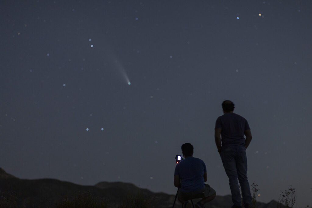 observacion de lluvias de meteoros con telescopios guia completa