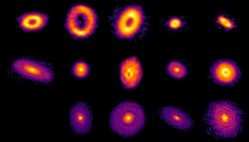 descubrimiento telescopio alma revela estructuras en disco protoplanetario