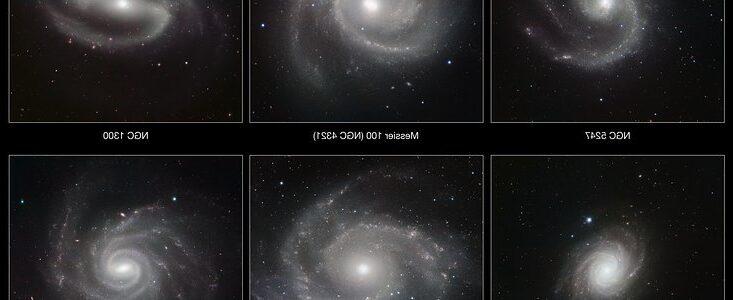 telescopios para estudiar gas en galaxias espirales