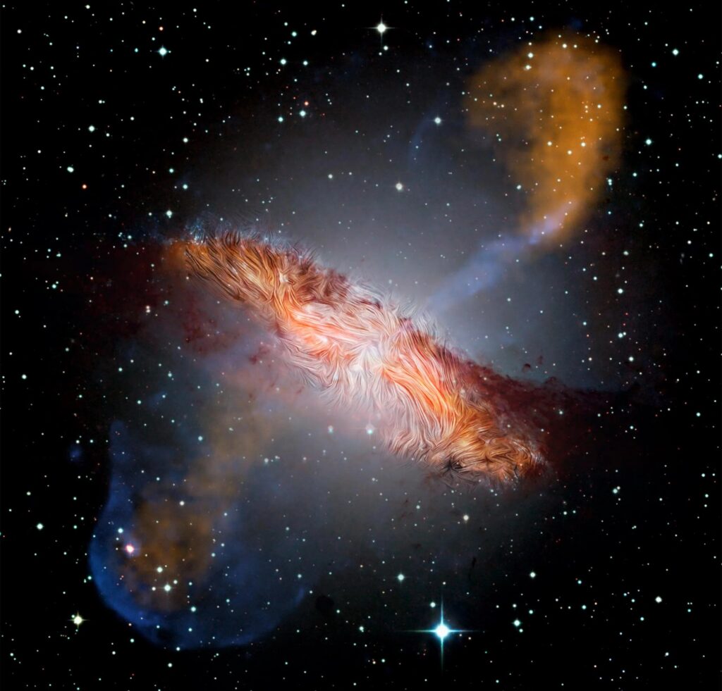 telescopio sofia observa fusion de galaxias en grupo galactico